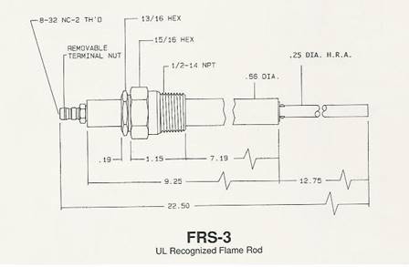 Auburn Flame Rod FRS-3