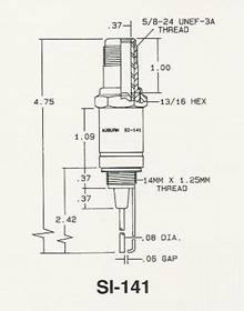 Auburn Shielded Ignitor SI-141