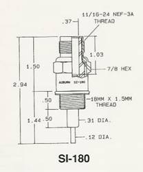 Auburn Shielded Ignitor SI-180